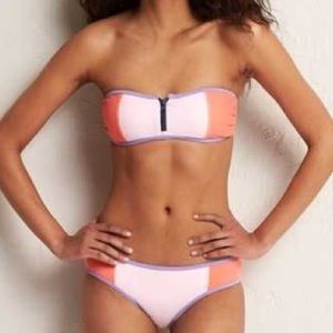 Aerie Color Block Pastel Bikini Set